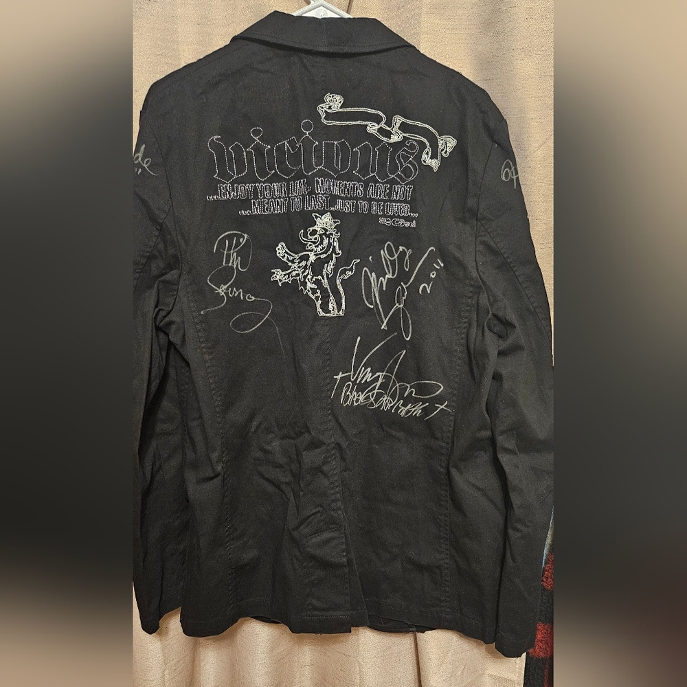 Rock & Roll Memoribilia (Multiple Signature)-Red Squad Blazer Jacket